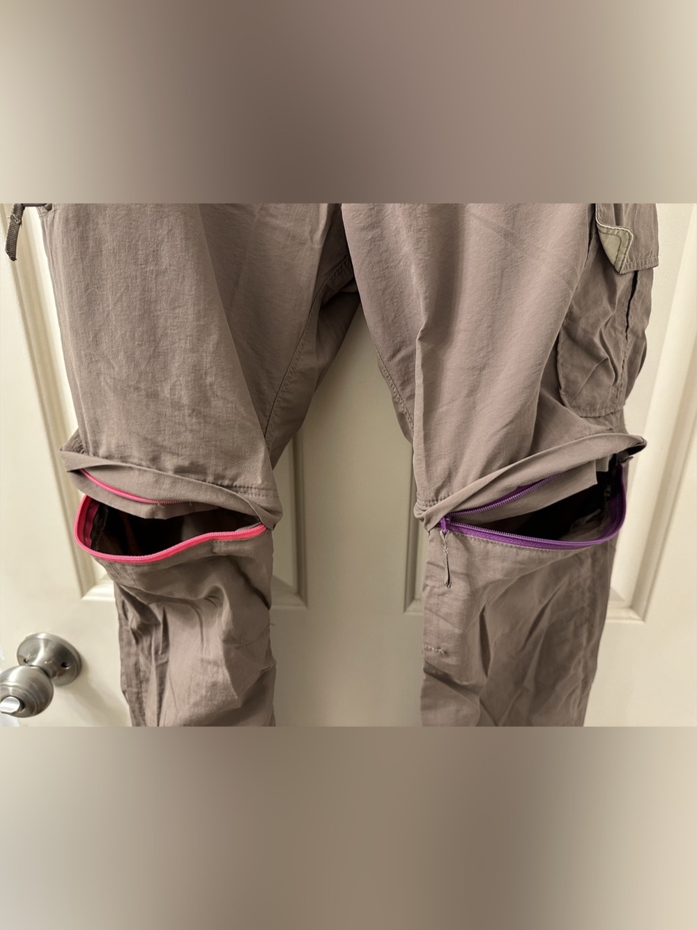 REI Girls Sahara Convertible Pants Brown Large (14-16) - Picture 3 of 5